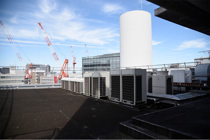 千葉駅近辺ビル 屋上